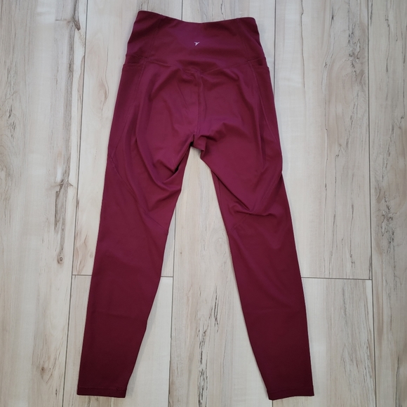 Old Navy Maroon Leggings - Size Medium - Picture 6 of 7